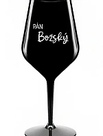 PÁN BOŽSKÝ - čierny nerozbitný pohár na víno 470 ml