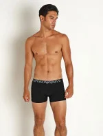 Pánske boxerky 111290 3F535 00020 čierne - Emporio Armani