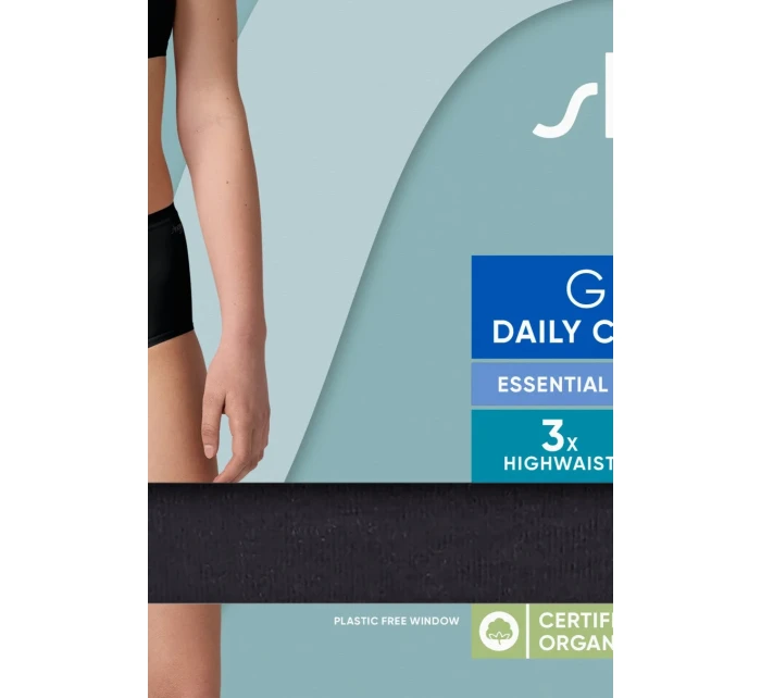 BAVLNENÉ NOHAVIČKY S VYSOKÝM PÁSOM SLOGGI GO DAILY