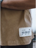 Pánské velbloudí tričko Dstreet model 21975513 - FashionStreet