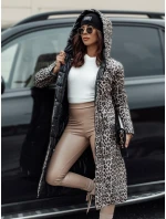 Dámska dlhá prešívaná bunda VELVETTI s kapucňou obojstranná čierna FashionStreet TY4654