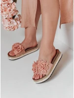 Dámske kvetinové žabky KWIATARIS pink FashionStreet ZY0911