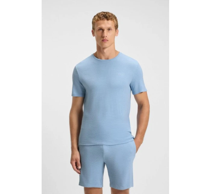 Tričko Boss Rib Azzurro M 50509328-450 pánske