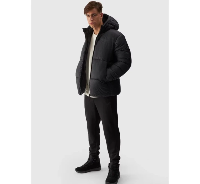 Pánska zimná páperová bunda so syntetickou podšívkou 4F 4FWAW24TDJAM480-20S pánska