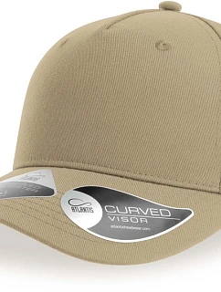 Atlantis Headwear Fiji 5-panelová bejzbalová čiapka 33.0103 khaki