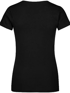 Dámské tričko X.O s výstřihem do V 40. black model 22515363 - Promodoro