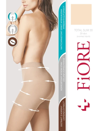 Total Slim 20 den model 18031396 kolor:natural - Fiore