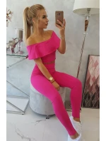 Fuchsiová souprava s volánky Fuchsiová souprava s volánky