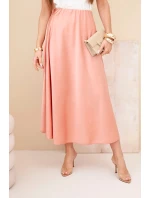 Dámská viskózová model 22025232 sukně tmavě meruňková - K-Fashion Dámská viskózová model 22025232 sukně tmavě meruňková - K-Fashion