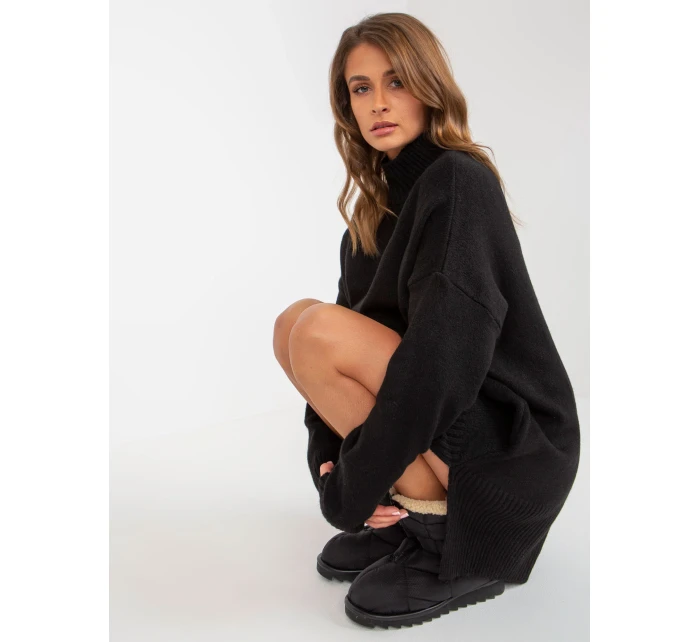 Dámsky sveter RV SW 7051 čierny Dámsky sveter RV SW 7051 čierny