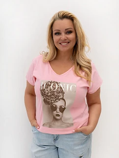 T shirt RV TS model 22172966 jasny różowy - FPrice