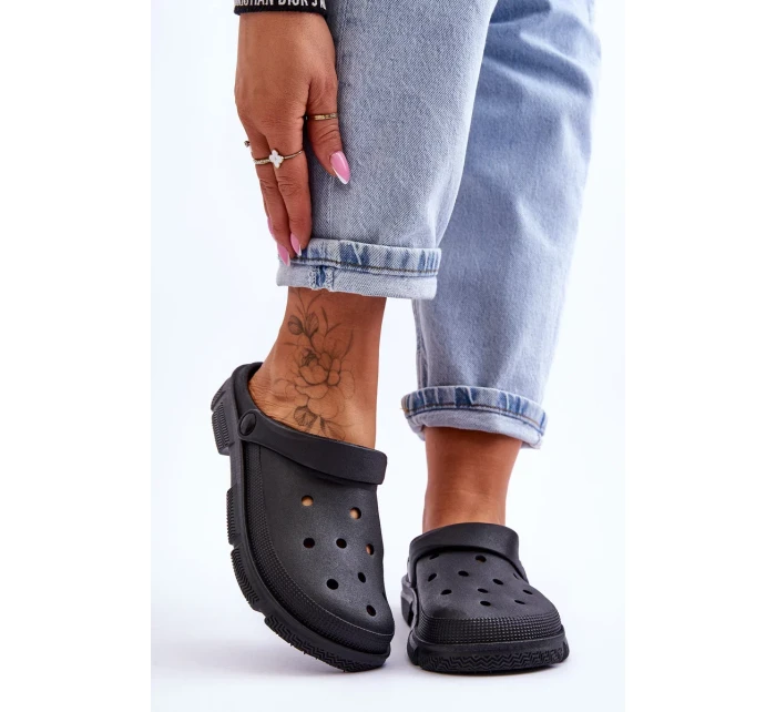 Dámské gumové Crocs Černá Rabios Dámské gumové Crocs Černá Rabios