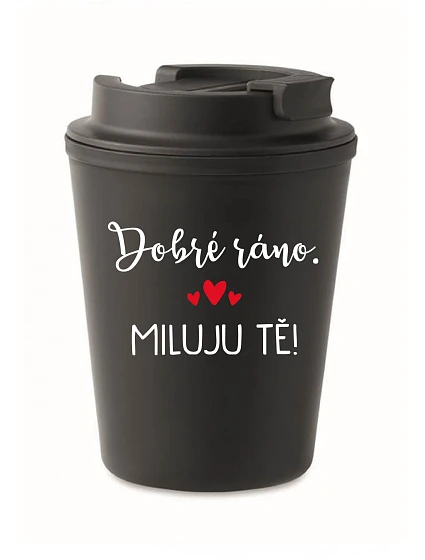 MILUJU černý termo 300 ml model 22312146 - Giftela MILUJU černý termo 300 ml model 22312146 - Giftela