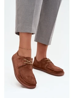 Dámske poltopánky 327 Brown - Krok vo veľkom štýle