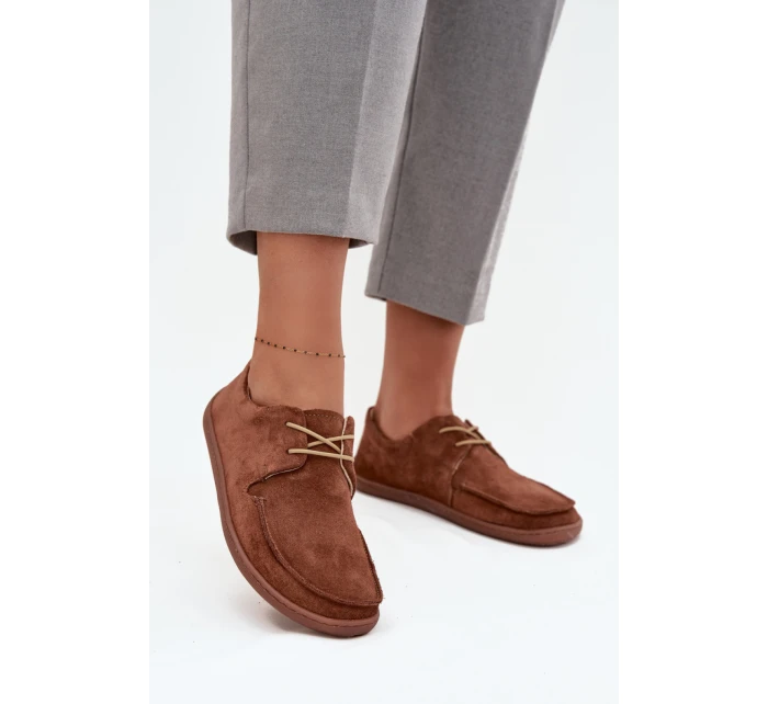 Dámske poltopánky 327 Brown - Krok vo veľkom štýle