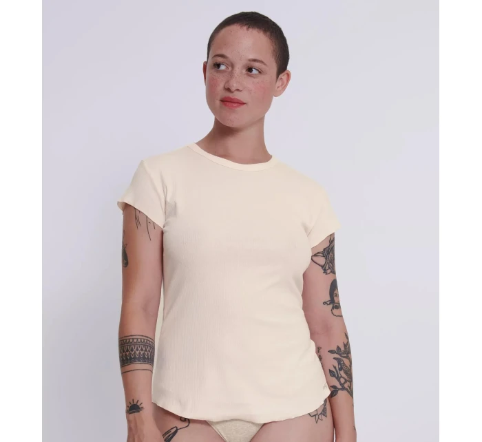 sloggi GO Ribbed T-Shirt - WHITE - SLOGGI WHITE - SLOGGI