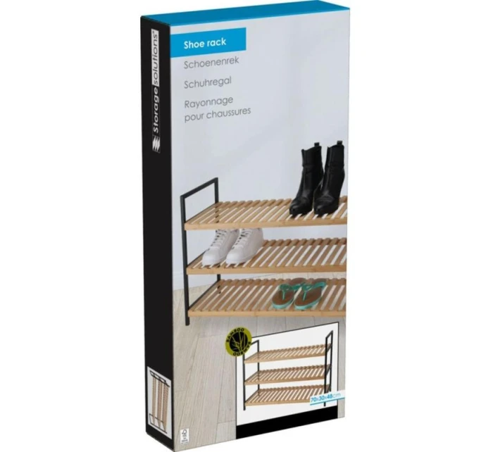 STOJAN NA TOPÁNKY 3 ÚROVNE BAMBUS VYNIKAJÚCE DOMÁCE POTREBY