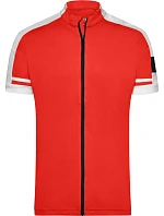 Daiber JN 454 Pánske cyklistické tričko so zipsom 02.0454 červené Daiber JN 454 Pánske cyklistické tričko so zipsom 02.0454 červené
