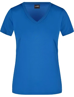 JN Dámské sportovní tričko s výstřihem do V 02.0 royal model 22489192 - Daiber