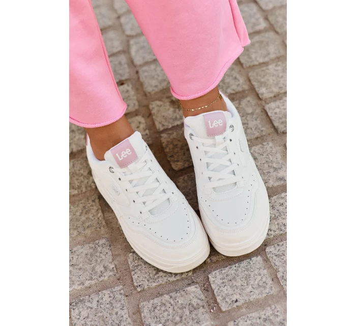 Dámské Tenisky Na Platformě  WOMEN LOW Bílé model 21695018 - Lee