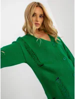 Dámsky kardigan LC SW 8042.12x zelená - FPrice