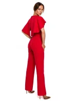 M670 Kombinéza s volánikmi - červená