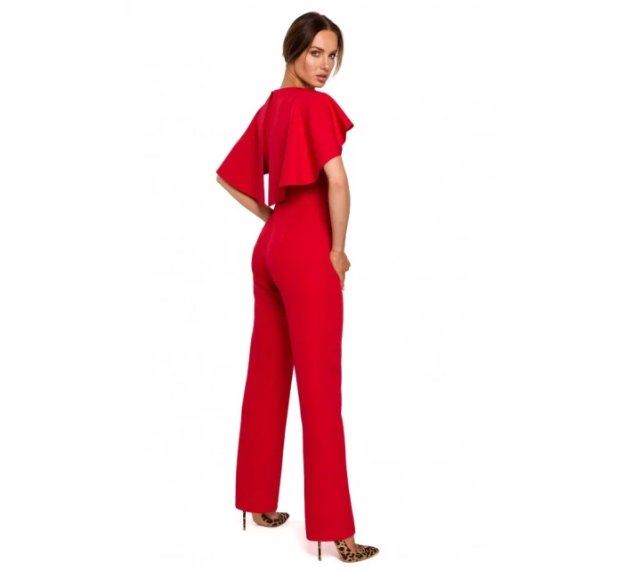 M670 Kombinéza s volánikmi - červená