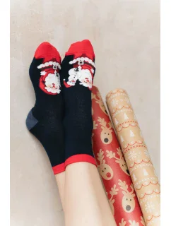 Ponožky 136-105 Námornícka modrá - Steven