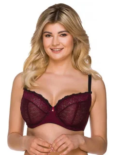 Dámska podprsenka 2205 bordová - Lupoline