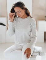 Dámský svetr šedý Dstreet model 21991023 - FashionStreet