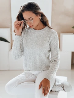 Dámský svetr šedý Dstreet model 21991023 - FashionStreet