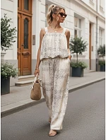 Komplet damski z beżowy model 22223042 - FashionStreet Komplet damski z beżowy model 22223042 - FashionStreet