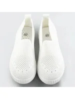 Bílé ažurové tenisky model 20780241 - VIA GIULIA Bílé ažurové tenisky model 20780241 - VIA GIULIA