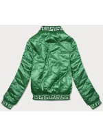 Zelená dámská bunda typu "bomber" model 18035466 - S'WEST