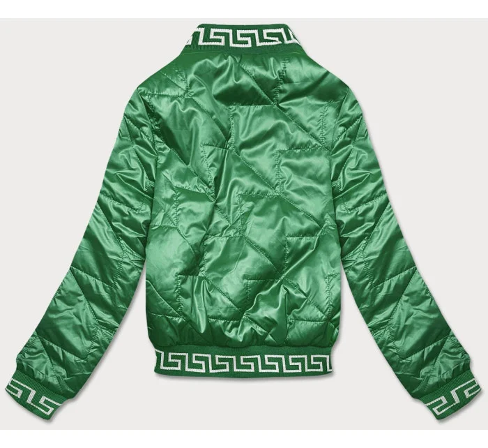 Zelená dámská bunda typu "bomber" model 18035466 - S'WEST