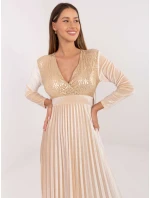 Sukienka IT SK model 21768548 jasny beżowy - FPrice