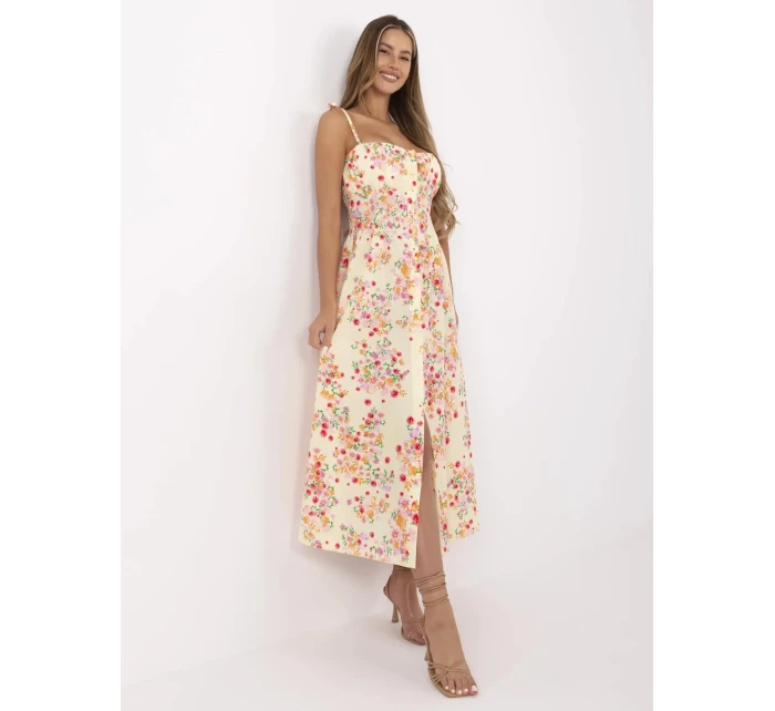 Šaty MI SK 23817 1.88 svetložltá