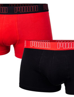 Puma 2Pack nohavičky 935015 červená/čierna
