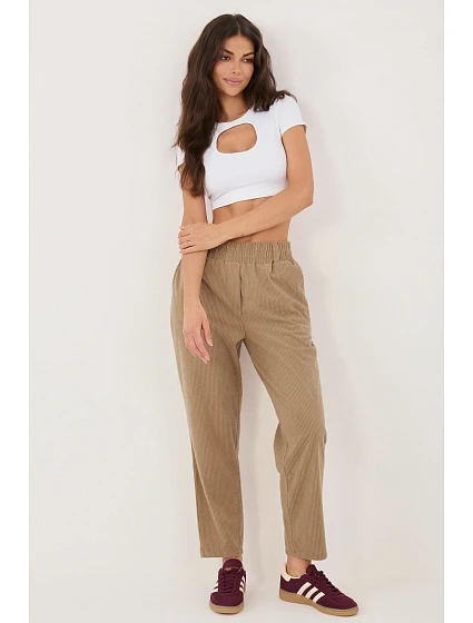 Šnúrové nohavice model 226968 Rue Paris