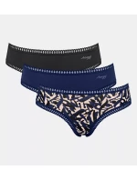 Dámske hipsterky GO Crush C3P - MODRÉ - modré M008 - SLOGGI Dámske hipsterky GO Crush C3P - MODRÉ - modré M008 - SLOGGI