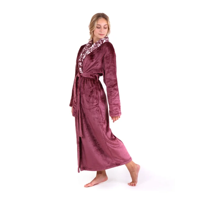 Dámsky župan Flora 2556 4853 mauve wine - Vestis