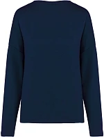 Kariban K 471 Dámska mikina oversize 20.K471 tmavomodrá