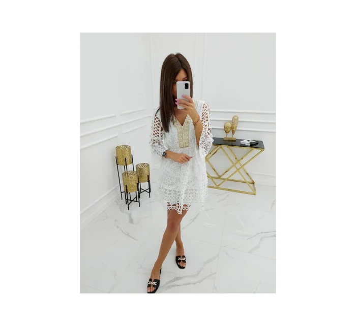 Bavlnené šaty Mayca HY1036 White - Vittoria Ventini Bavlnené šaty Mayca HY1036 White - Vittoria Ventini