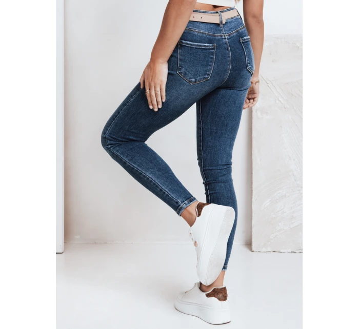 Dámské úzké džíny modré Dstreet model 21992829 - FashionStreet