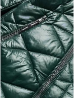 DAMSKA KURTKA PRZEJŚCIOWA PLUS SIZE ZIELONA model 21242859 - FC MINA