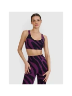 Podprsenka na jogu a pilates so strednou podporou 4F 4FWSS25USBAF165-50A dámske Podprsenka na jogu a pilates so strednou podporou 4F 4FWSS25USBAF165-50A dámske