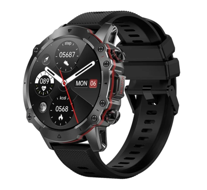 Pánské chytré hodinky BLACK Náramek + řemínek model 21806343 - RUBICON Pánské chytré hodinky BLACK Náramek + řemínek model 21806343 - RUBICON