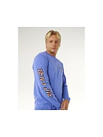 Pánske tričko RIP CURL Fade Out Icon L/S Tee, modré