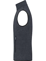 JN Pánská pletená fleecová vesta se stojáčkem 02.0 dark grey model 22489657 - Daiber JN Pánská pletená fleecová vesta se stojáčkem 02.0 dark grey model 22489657 - Daiber