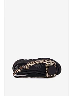 Kožené sandály na platformě s leopardím vzorem Artiker 58C059 Zlaté